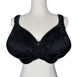Wacoal Awareness Full Figure Seamless Underwire Bra Black 853167 size 38G
